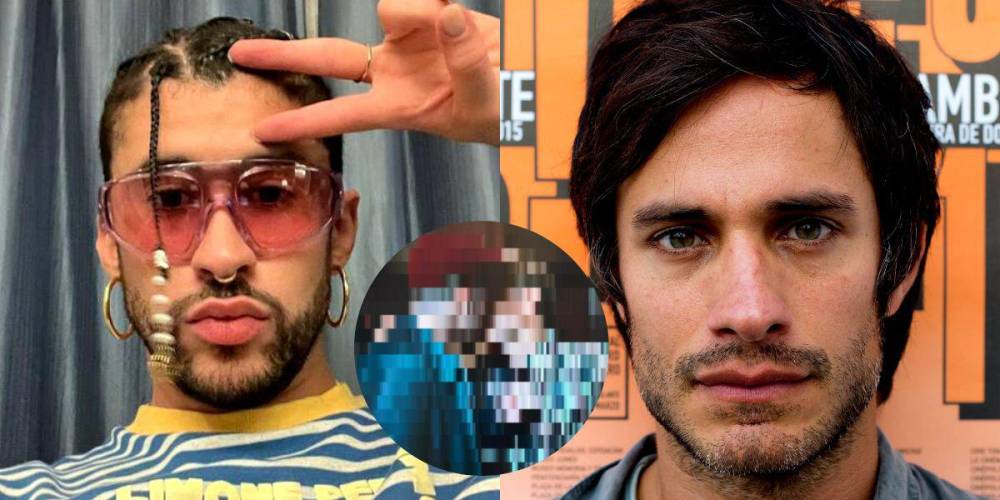 Filtran beso entre Bad Bunny y actor mexicano Gael García las imágenes