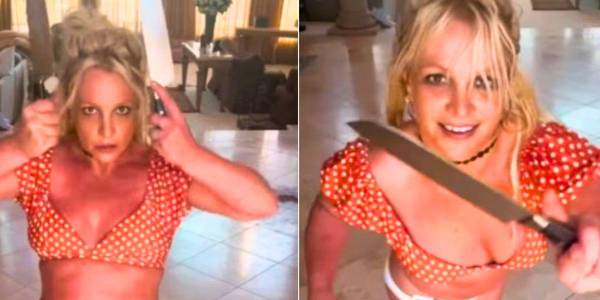 Britney Spears Baila Con Cuchillos Y Enciende Las Alarmas A Sus Fan Ticos