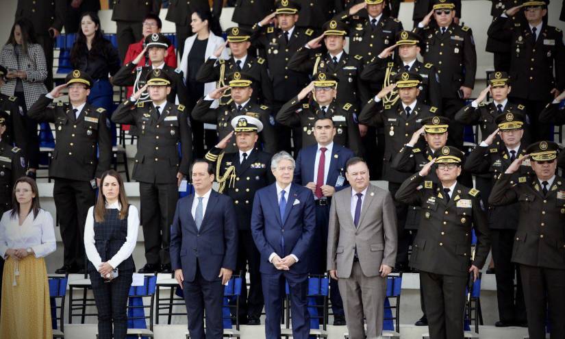 Guillermo Lasso protagonizó su último acto público como presidente de