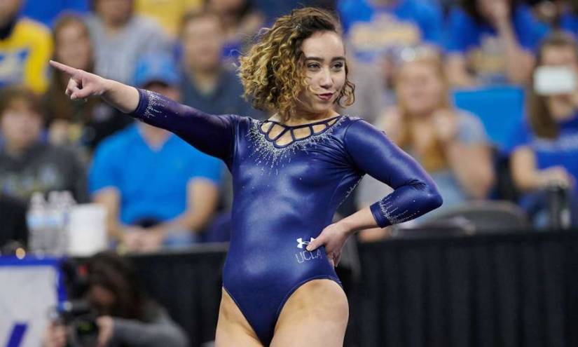 Katelyn Ohashi la gimnasta del posó desnuda para ESPN