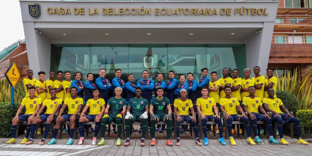 Ecuador sub 20 y su posible alineación para su debut en el Sudamericano