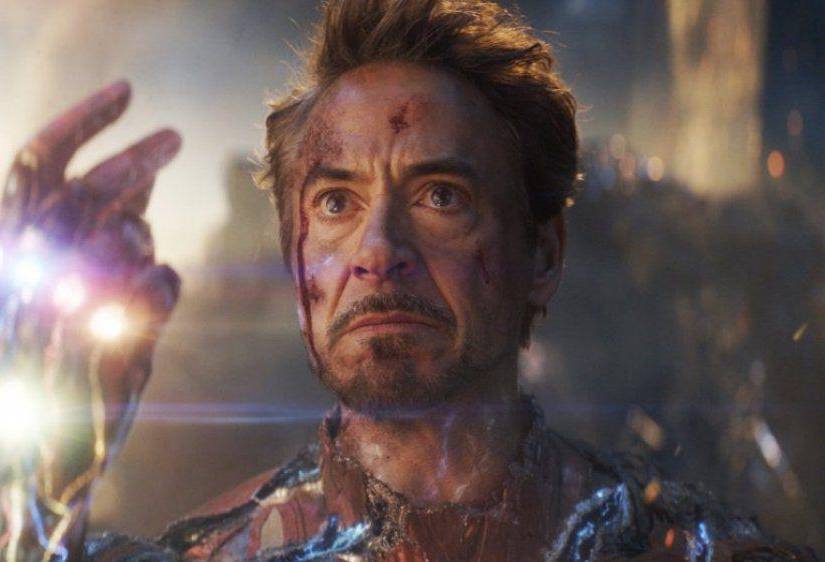 Robert Downey Jr. como Iron Man en Endgame