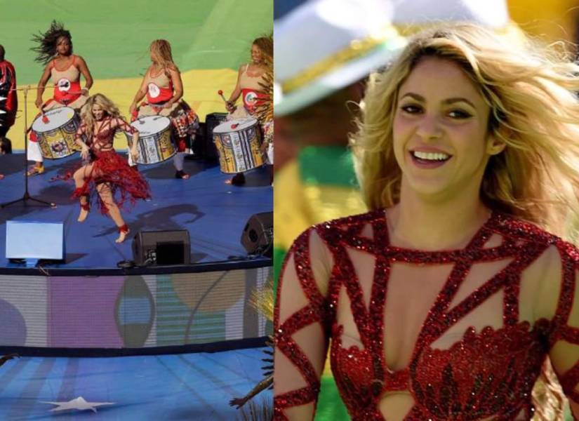 Ante un pletórico estadio Maracaná, Shakira y Carlos Santana le pusieron color y música a la ceremonia de clausura del Mundial Brasil 2014