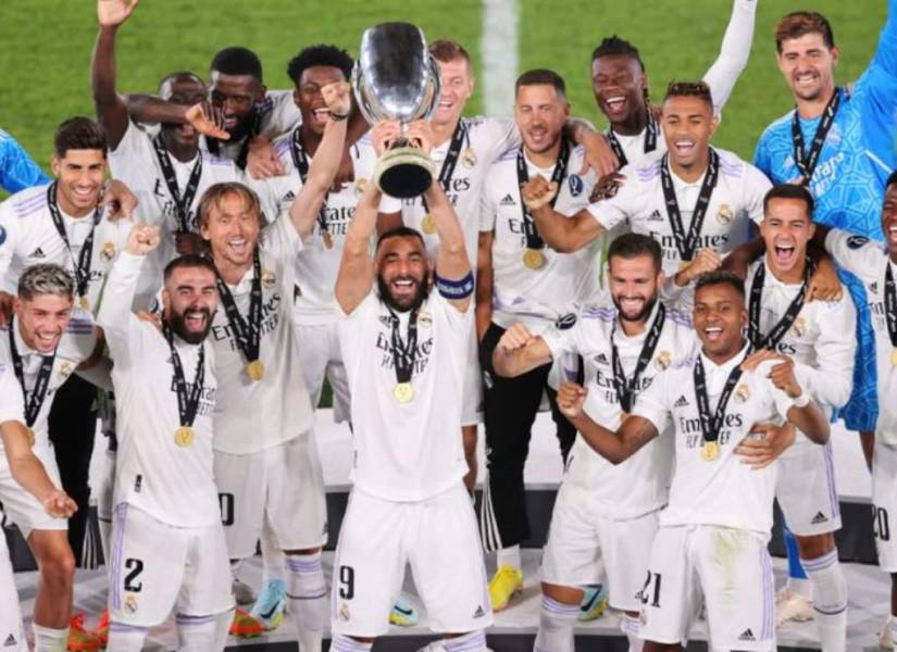 Real Madrid venció al Athletic Bilbao y se coronó campeón de la Supercopa de España