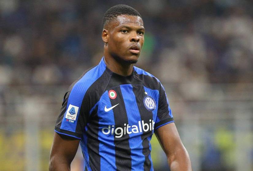 Denzel Dumfries, jugador del Inter de Milán.