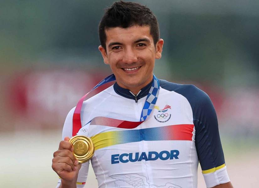 Richard Carapaz es el actual campeón olímpico en ciclismo.