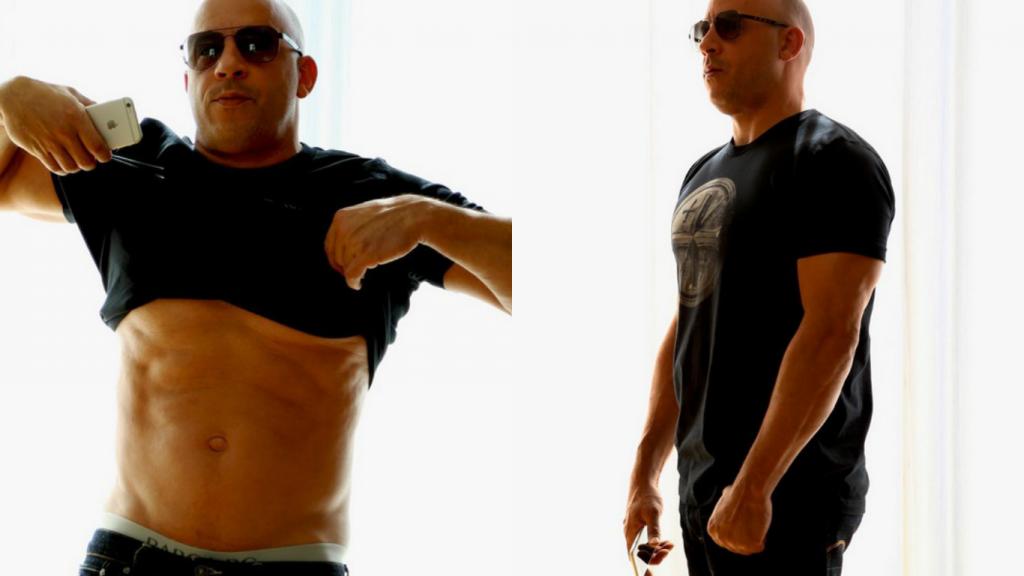 Vin Diesel se defiende en las redes tras difusión de fotografías con sobrepeso