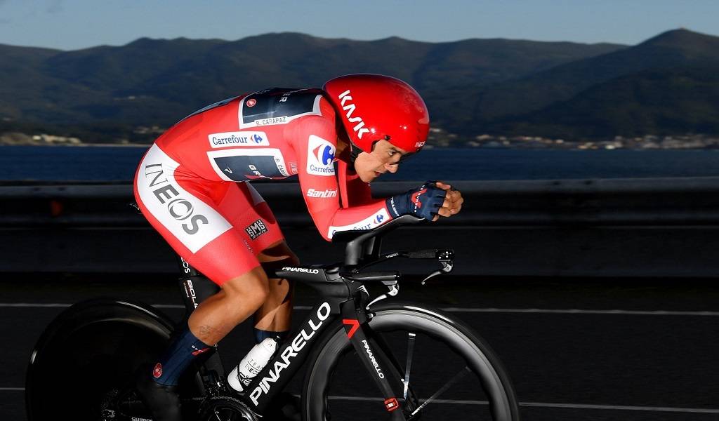 Carapaz pierde el primer puesto de la clasificación general en La Vuelta