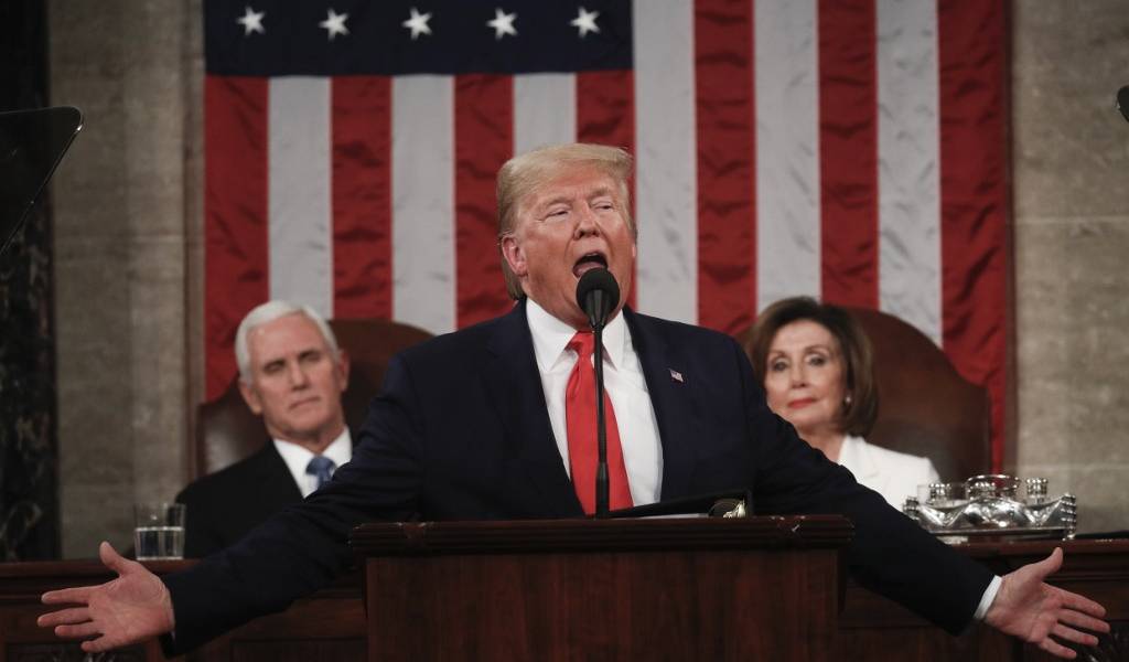 Trump dice en discurso ante Congreso que &quot;tiranía&quot; de Maduro va a ser &quot;aplastada&quot;