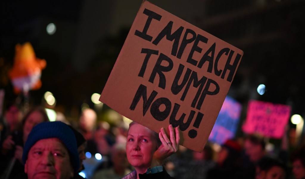 Trump, a horas de la votación de su juicio político