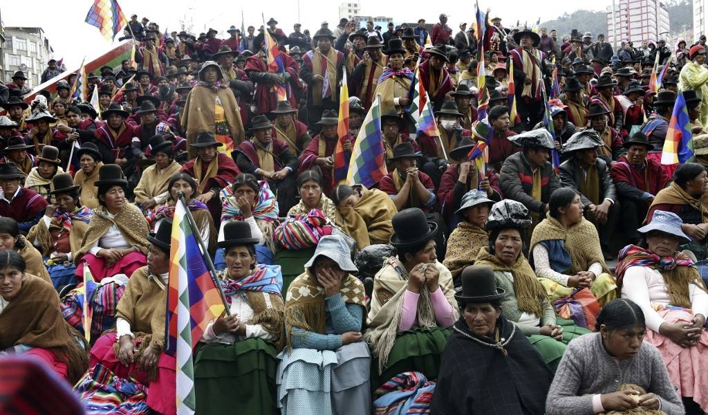 Multitud grita en Bolivia &quot;que vuelva Evo&quot;