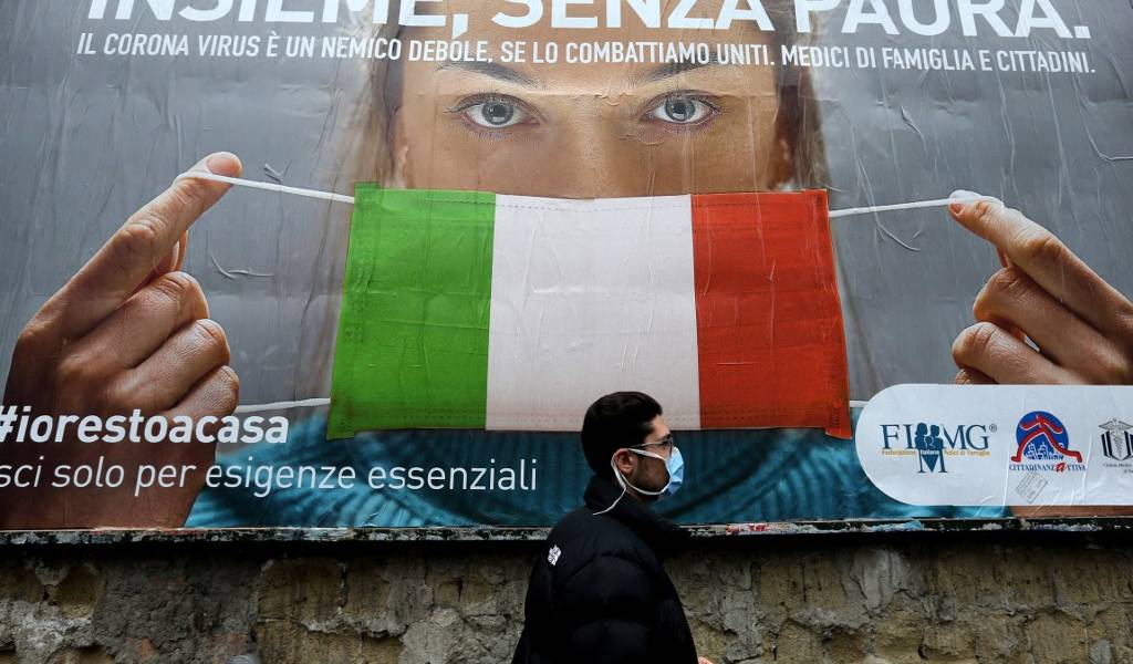 Italia registra 651 muertos en un día y balance total roza los 5.500