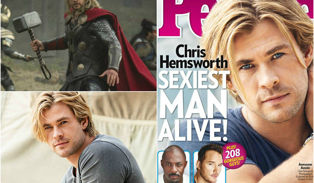 Chris Hemsworth es el hombre más sexy del mundo, según People