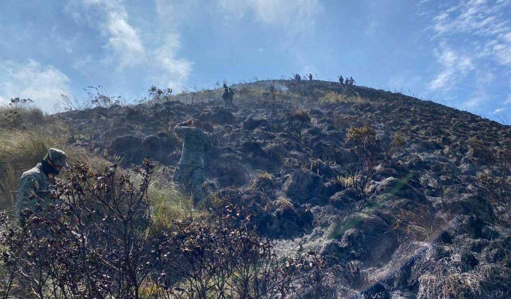 Cerro Putzalahua: Al menos 89 hectáreas consumidas por las llamas