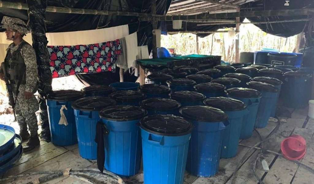 Militares encuentran laboratorio de cocaína en la frontera norte