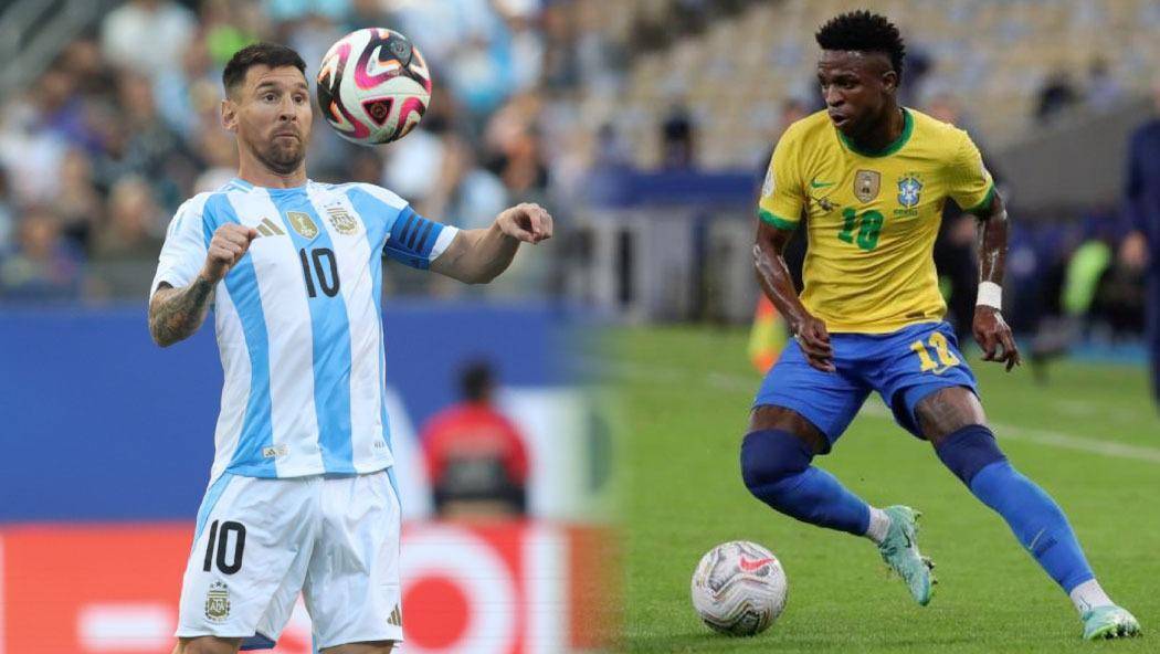 Vinícius vs. Messi, la lucha por el Balón de Oro también se juega en la Copa América