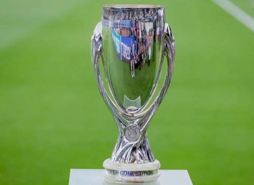 Trofeo de la supercopa de Europa.