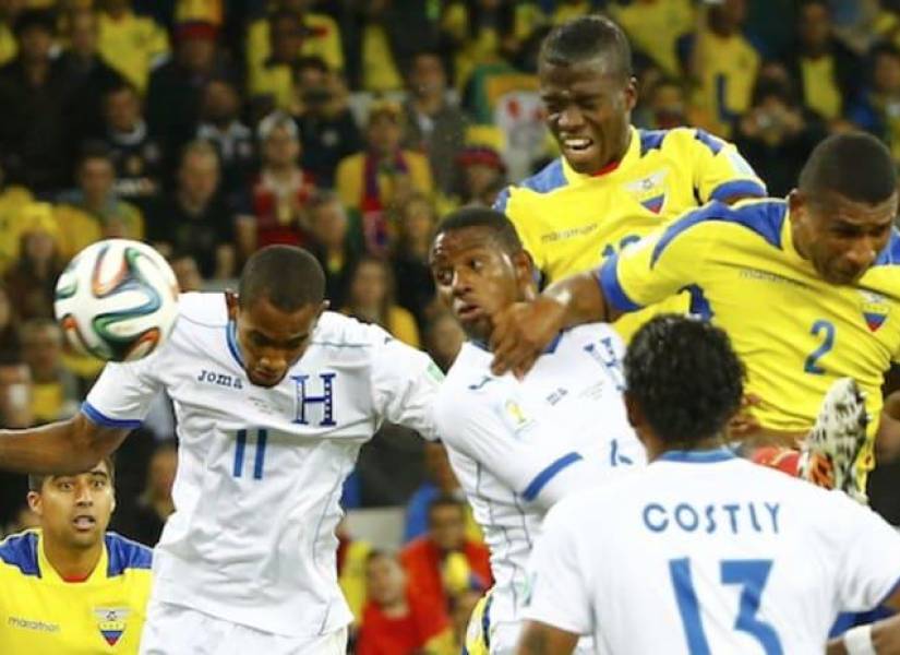 Ecuador vs. Honduras en el Mundial de Brasil 2014.