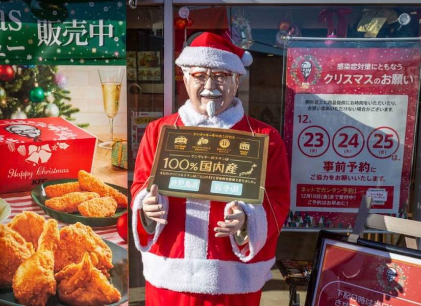 Pollo frito en Japón.