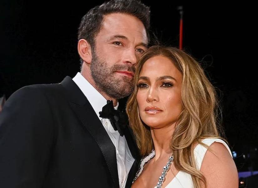 Fotografía de Jlo y Ben Affleck