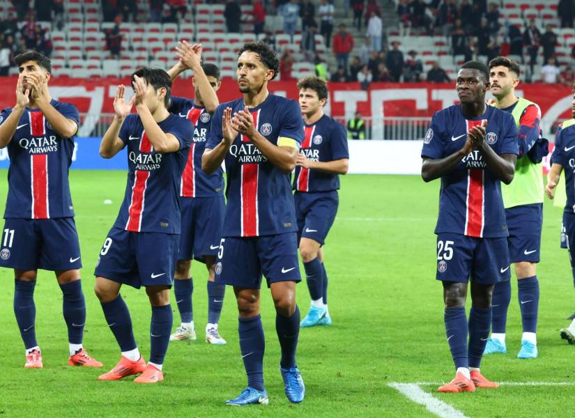 El PSG igualó 1-1 ante el Niza en la Ligue 1.