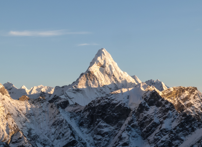 Punta del monte Everest