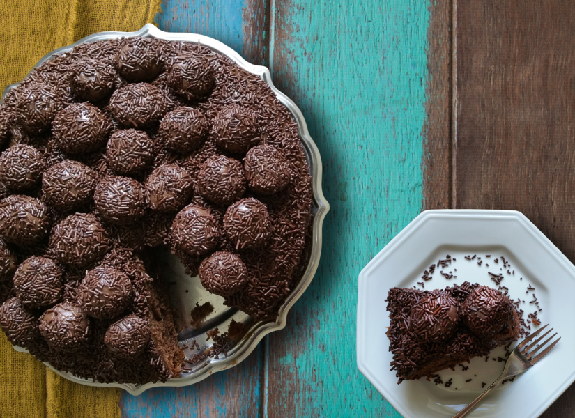 Torta de Bolo de brigadeiro brasileño