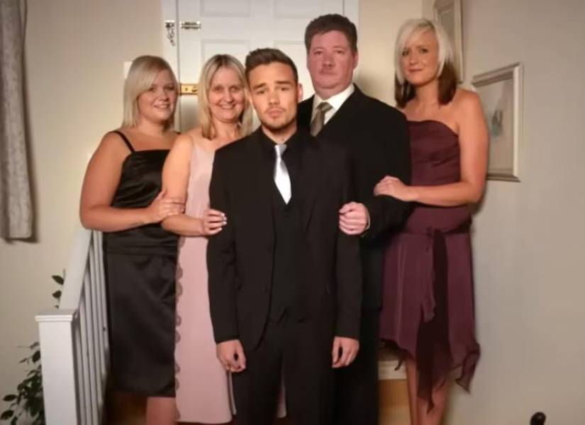 Fotografía de la familia del fallecido Liam Payne