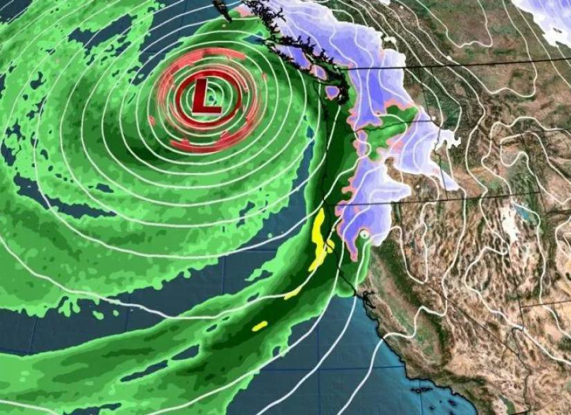 La bomba ciclónica ataca en Estados Unidos y Canadá