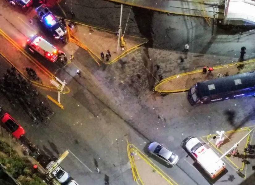 El accidente causó pánico a quienes se encontraban en la Feria Nacional de Zacatecas.