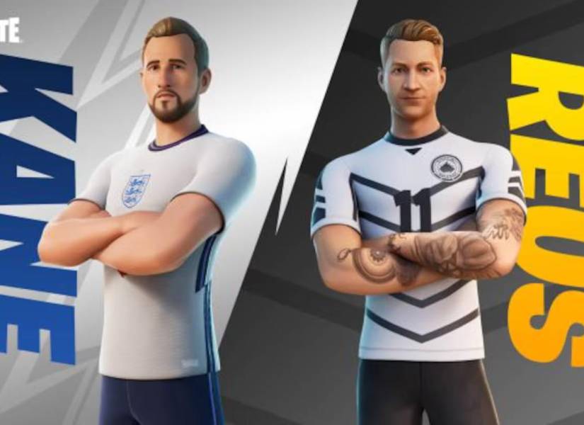 Kane y Reus son otras dos estrellas del fútbol que llegaron a Fortnite en 2021