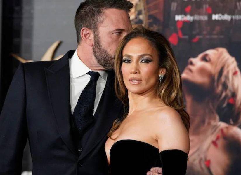 Fotografía de Jennifer López y Ben Affleck