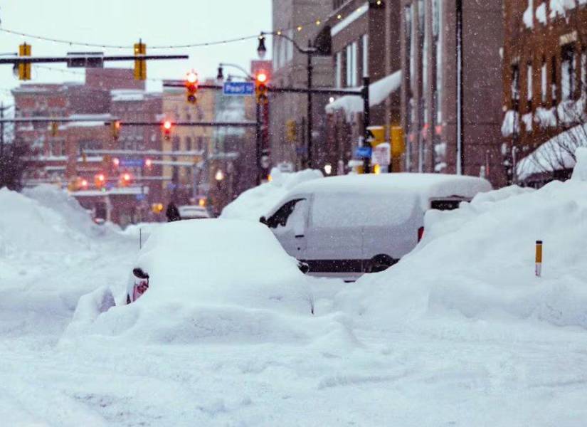 Tormenta invernal en Estados Unidos.