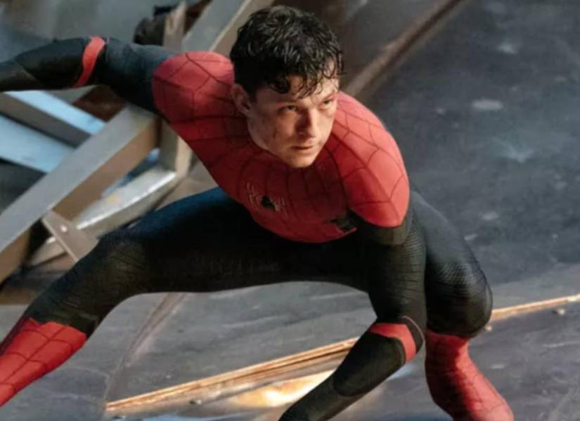 Fotografía del actor Tom Holland en Spider-Man