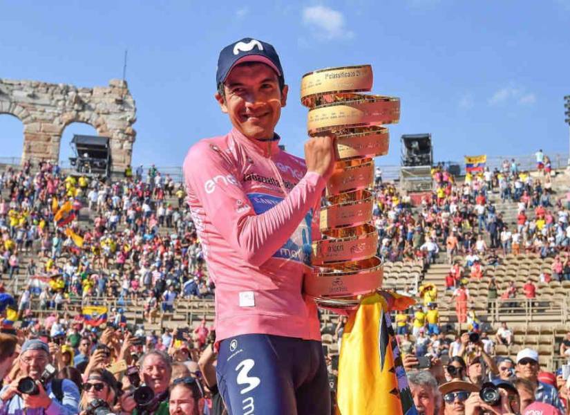 A sus 31 años, Richard Carapaz ha ganado el Giro de Italia y una medalla de oro en los Juegos Olímpicos de Tokio 2020.