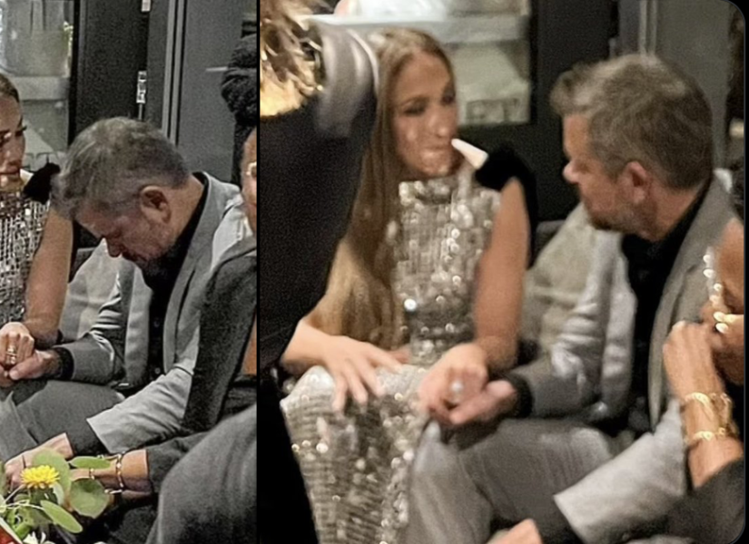 Jennifer López y Matt Damon, en la premiere de la cinta.