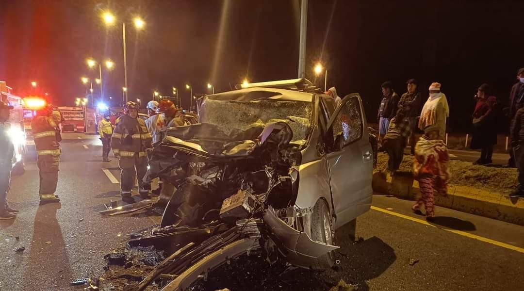 Un fallecido tras accidente de tránsito en la vía a Ambato