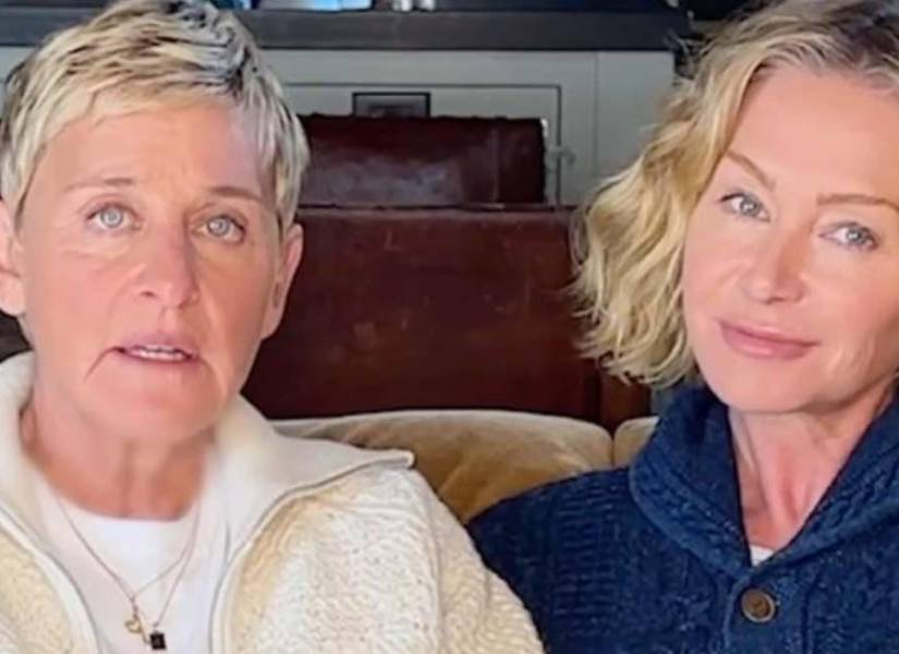 Imagen de archivo de Ellen Degeneres y Portia de Rossi.