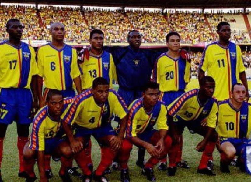 Plantilla de Ecuador en la Copa América 2001.