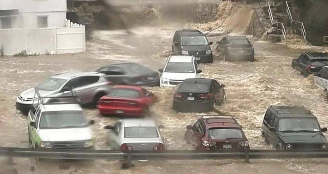 Estados Unidos: un muerto por las inundaciones y el desbordamiento de represas en varios estados