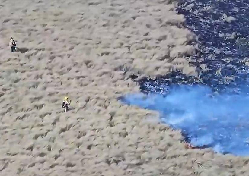 Incendio forestal en la Reserva Ecológica los Ilinizas.