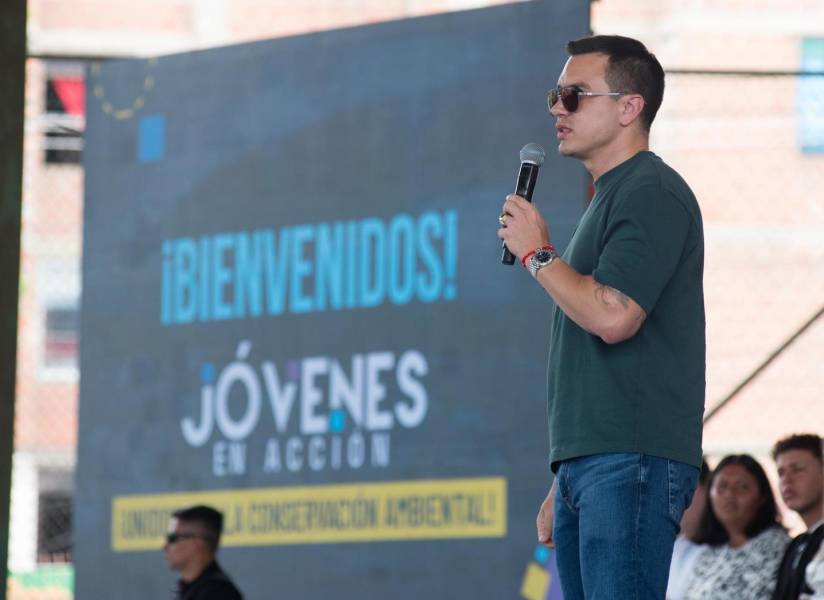 Daniel Noboa en un evento del 23 de enero de 2025.