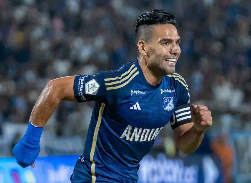 Radamel Falcao lleva tres goles desde su llegada al Millonarios.