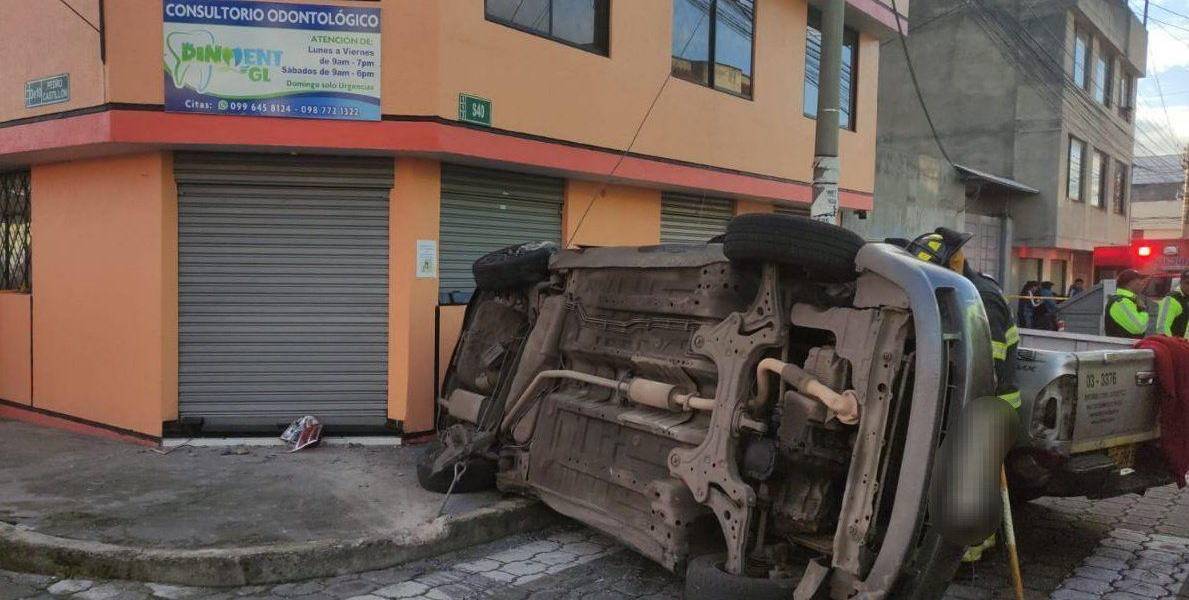 Quito: seis menores de edad resultaron afectados por un accidente de tránsito