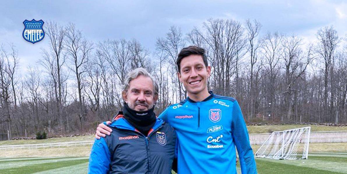 Los presidentes de Emelec y Liga de Quito estaban presentes en el amistoso de Ecuador