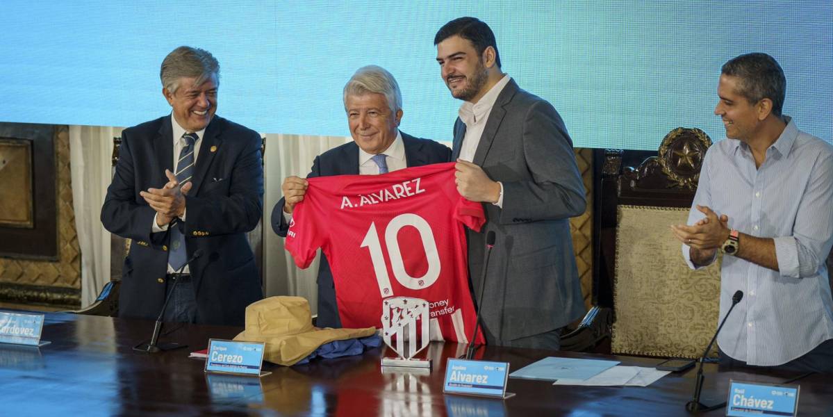 Aquiles Álvarez muestra su deseo para la Noche Amarilla 2024: Vamos a pedir que el Atlético Madrid sea el rival de Barcelona SC