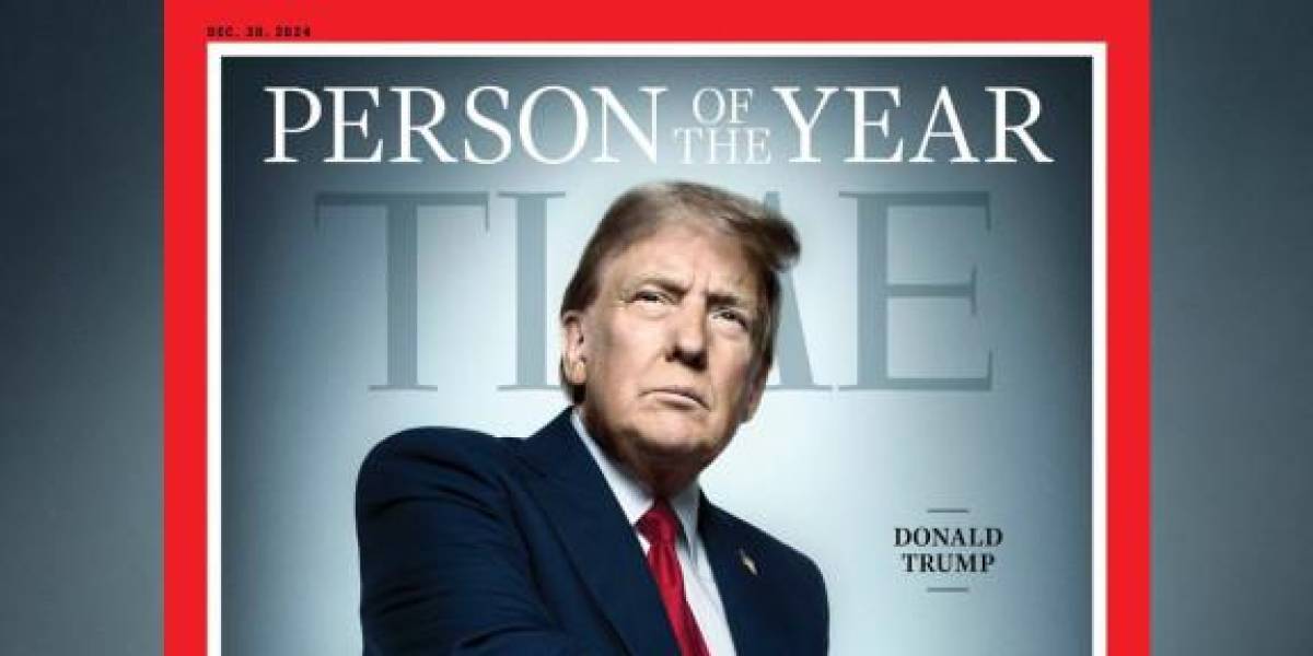 Donald Trump es elegido Persona del Año 2024 por la revista Time