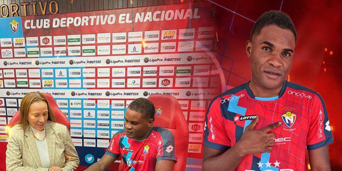 Liga Pro: El Nacional presentó a Éder Cetré como su nuevo jugador
