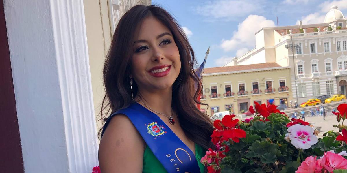 Doménica Jarrín es la reina de San Francisco de Quito 2024-2025