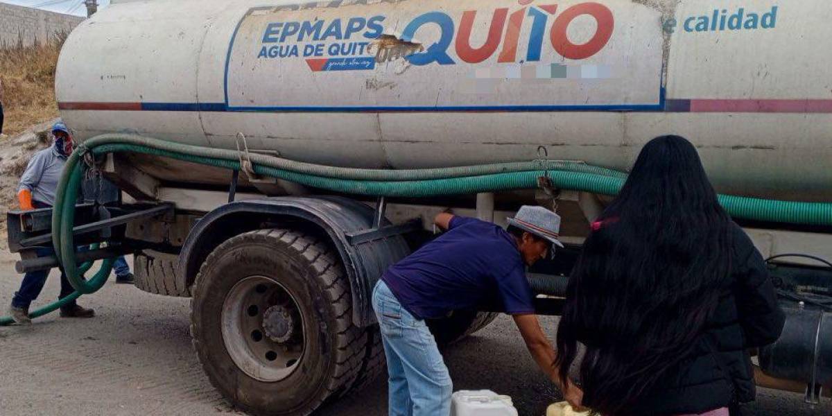 101 barrios de Quito se suman al racionamiento de agua potable por la sequía